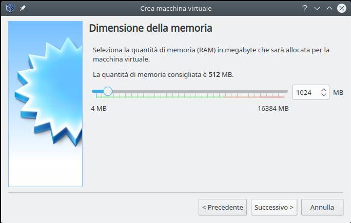 Cluster linux: installazione nodo 1 (ram)